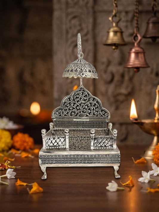 Handcrafted Nakshi Chhatra Singhasan