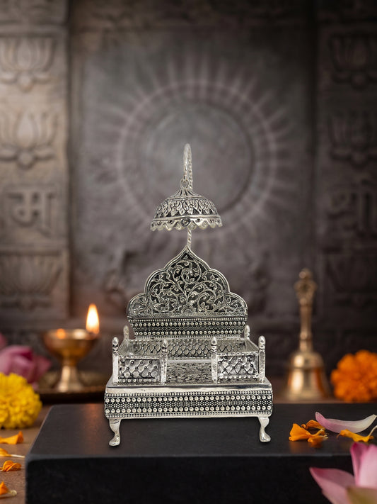 Handcrafted Nakshi Chhatra Singhasan
